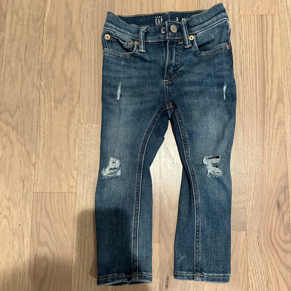 Kids Distressed Jeans Gap 3T Skinny